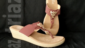 Carvil Sandal Wanita Casual ROSSA-01 L Sendal Wedges Jepit Kasual Murah