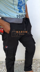 Celana Cargo Panjang Pria Kargo Panjang Pinggang Karet & Kolor Premium Quality