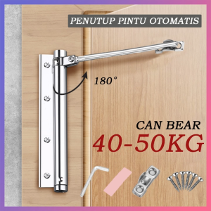 Door Closer Pintu Household Besi Tahan Karat Door Closer Alat Penutup Pintu Otomatis/Engsel Koboi
