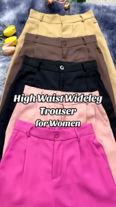 Jass Shop High Waist Trouser 26-30 Semi Wide Leg for Women # 5229