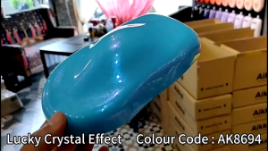2K Paint  AIKKA AK8694 Aquarius  Lucky Crystal Series Automotive Car Motor Paint Aerosol Spray Cat Kereta DIY 车漆