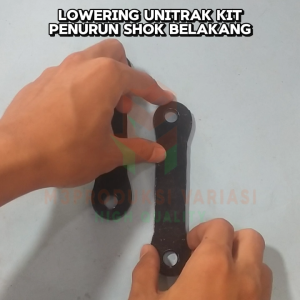 Lowering Unitrak Kit Ninja R RR SS Pemendek Monoshock Breket Plat Arm Unitrack Variasi Ninja Penurun Shok Belakang