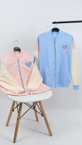 Jaket Varsity Prove Your Heart: Bomber Baseball & Pakaian Outdoor