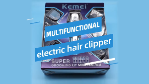 KEMEI 11 IN 1 MULTIFUNTION RECHARGEABLE HAIR CLIPPER / SHAVER NOSE / EAR TRIMMER / GROOMING KIT- KM-5031