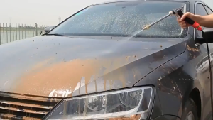 High-Pressure Car Wash Pump with LED Light & Hose - Electric Pressure Washer Gun for Household Garden and Home Use