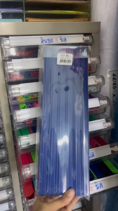 สันรูด พลาสติก A4 / 3 MM (12 อัน/แพ็ค)