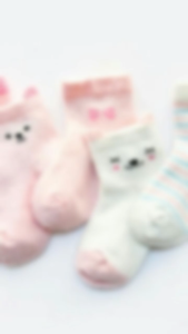 [HCM] Set 5 đôi Tất / vớ cổ cao hoạt hình dễ thương chống mồ hôi trộm giữ ấm cho bé từ 0 - 36 tháng