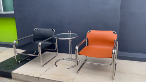 Eileen Gray Table / Adjustable Round Bedside Table - FRM3242