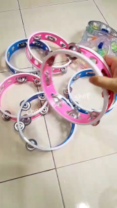 Tambourine Musical Instrument Toy Mainan Alat Muzik Tamborin Instruments Toys Percussion