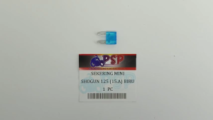 Sekering Shogun 125 Mini 15A (Warna Biru) - Fuse DX Micro Sekring Tusuk Tancap Kotak Kecil 15 Ampere