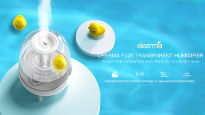 Deerma Ultrasonic Humidifier 5L with Whisper-Quiet Mode 2 Mist Modes Auto-Off for Bedroom & Office