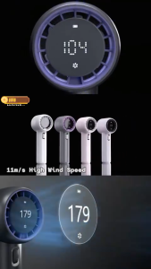 ❄️AirBoost2.0❄️ Bladeless Fan Strong Wind Rechargeable with Air Turbo Cooler 199 Level Handheld GF02