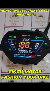 100%Plug N Play SAHAJA 2024 HONDA WAVE100 DAN EX5 CLASS  DIGITAL METER PLUG N PLAY  WAVE ALPHA X BOLEH PLUG N PLAY‼️‼️‼️