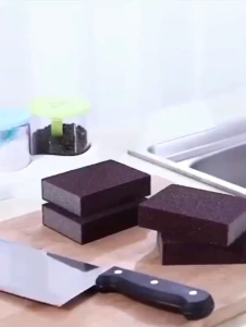 Kitchen Magic Cleaning Sponge Rust Remover Brush Eraser Scrub for Pots Pans Dishwashing