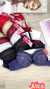 Áo lót nữ xương cá có gọng mút dày định hình nâng đẩy ngực đẹp chống chảy xệ