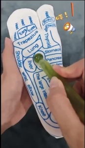 Bút ấn huyệt nhựa dùng bấm huyệt mặt body | Cây ấn huyệt cho spa