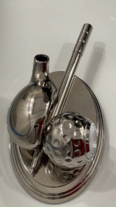 Bộ trang trí để bàn Papyrus Golf Club Pen Ball Clock Executive Desk Gift Set của Mỹ