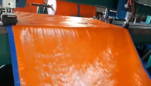 BẠT XANH CAM CHE MƯA NẮNG 2 LỚP KHỔ 2 x 3M