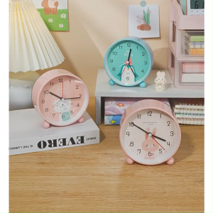 Đồng hồ để bàn không gây ồn đồng hồ báo thức có chuông reo lớn và đèn Led Zochico