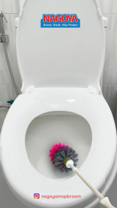 NAGOYA Sikat WC Toilet Bulat Nilon Hakata