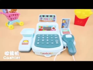 Pretend Toys Shopping Cash Register- Shopping Cashier Role Play Game Set