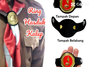 Ring Kalep Pramuka Timbul: Perlengkapan & Aksesoris Pramuka