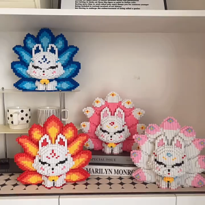 Bricks Nano Block Kartun Jumbo & Mainan Balok Susun Besar 3D