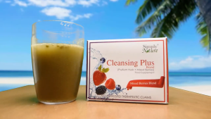 CleansingPlus Mixed Berries 10 Sac Natural Dietary Fibers Soluble and Insoluble Fiber Effective Weight Loss Weight Management Probiotic Regular bowel movement Detoxification Colon Cleanse Rich in Chlorophyll by SimplyNature