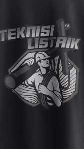 Kaos Lengan Panjang TEKNISI LISTRIK PANTANG PULANG SEBELUM TERANG Bisa Custom - HSHCloth