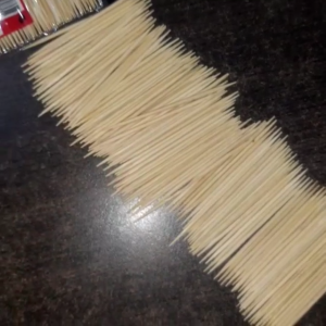 Tusuk Gigi Bambu Toothpick Wholesale berujung ganda rumah tangga sekali pakai tas dari tongkat buah hotel SH B29