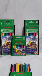 QCF Joyko Pensil Warna Panjang CP 103 / Pendek CP 107 / 1 Pack isi 12 Pensil Joyko Color Pencil Pinsil Warna