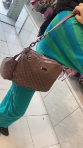 Tas Bahu bisa selempang Bahan Nilon 3 ruang Terbaru kuliah kerja kantor ibu simpel elegan termurah