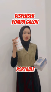 Pompa Galon 3 Tombol Premium Pompa Galon Dispenser Air Galon/Pompa Air Minum Dispenser Elektrik USB Charger