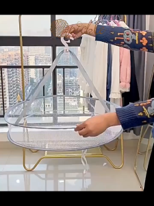 Hanging Drying Rack Drying Net Basket Mesh Pocket Multipurpose Laundry Net Toys Drying Net Bra Socks Drying Net