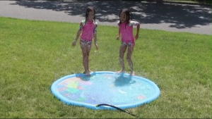 GOOGOO BIRD Baby & Kids Durable PVC Water Splash Pool Sprinkler Fountain Pad Outdoor Swimming Pool Air Kolam Kanak-kanak