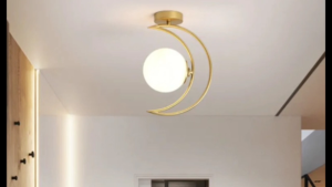 Contemporary Elegance: Stylish Black Gold Glass Ball Lighting