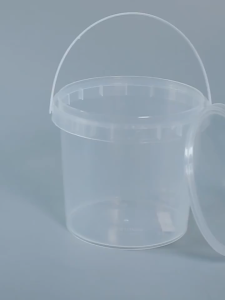 COMBO 50PCS Bucket with Seal Clear Storage Plastic Container Canister Food Keeper With Handle