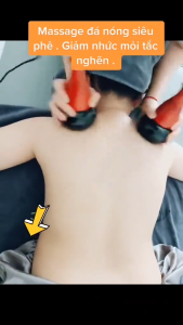 Đá Massage Máy Đá Nóng Điện Đả Thông Kinh Lạc Máy Chỉnh Nhiệt Độ Dùng Cho Spa Dưỡng Sinh Đông Y