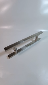 Gagang Tarikan Pintu Rumah Minimalis Stainless Bahan Kayu dan Kaca Model Baut Tembus Panjang 33cm 45cm 60cm