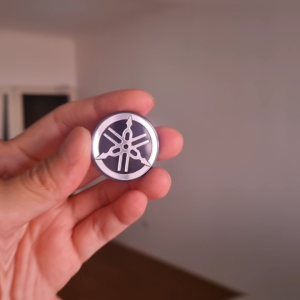 GTR Emblem Garputala 3CM 4CM 4.5CM Emblem Yamaha Logo Timbul Aksesoris Motor Simbol Yamaha Garputala