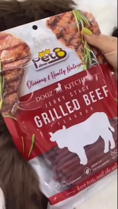 PET8 เจอร์กี้ สติ๊กนิ่ม สำหรับสุนัข 800 กรัม JDZ ขนมฝึกสุนัข ขนมสุนัข Jerky Stick (Dogz Kitchen)