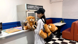 Ba Lô Gấu Thời Trang Phong Cách Hàn Quốc Balo Đi Học Đi Chơi Hình Gấu Bông Phong Cách Ngộ Nghĩnh