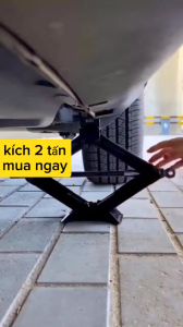 Bộ Kích Nâng Gầm Ô Tô 2 tấn Thế Hệ Mới Với Tay Nâng Hạ Kích thông minh