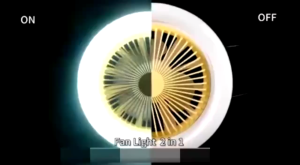 PROMO Kipas Angin Plafon / LED Kipas Angin Plafon 2in1 Fan Ceiling 36W Lampu Remote / Plafon Fan Light Multifunction Ceiling