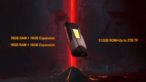 Unihertz Tank 3 Pro Rugged Smartphone Android 23800mAh 100 Lumens 512GB ROM Octa Core 200MP 120W Fast Charger Cell Phone On Sale