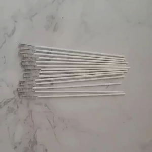 Que cọ rửa bình sữa vệ sinh ống hút bình nước cho bé chổi cọ ống hút bằng thép ko gỉ thân bằng nhựa PVC chịu nhiệt uốn dẻo theo hình dạng ống