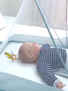 เด็ก มุ้งครอบเด็กอ่อน 360° ป้องกัน มุ้งกันยุงและแมลง - รวม พับได้ บริการแบบพกพา