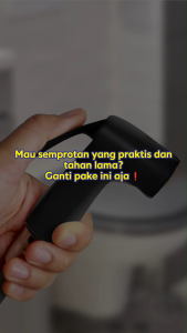 Tidy Jet Shower Kloset PM493 Hitam 1.2 Meter