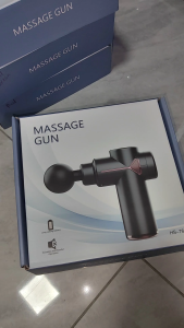 [High Quality] Powerful Fascia Massage Gun Aluminum Head Slot Long lasting battery