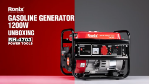 Ronix RH-4703 Gasoline Generator 1.2 KW need electrical power during a power outage in your house workspace or in large-scale places such as hospitals construction sites organizations factories etc.